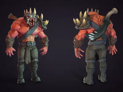 Low Poly Fantasy Sword Low-poly 3D model