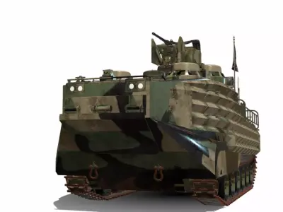 AAV7A1 U S MARINE Low-poly 3D model