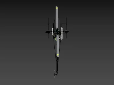 3D model of a helicopter 3D model