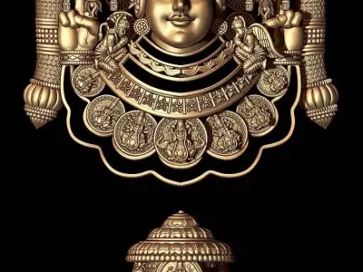 Balaji face 3d modal desing  3D print model