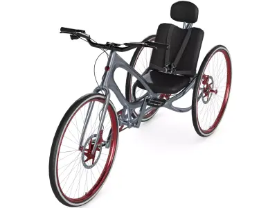 Handcycle 3D model purchase