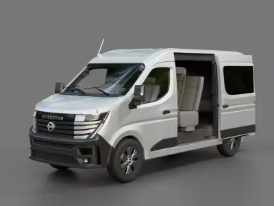 Nissan Interstar Passenger Van 3D model