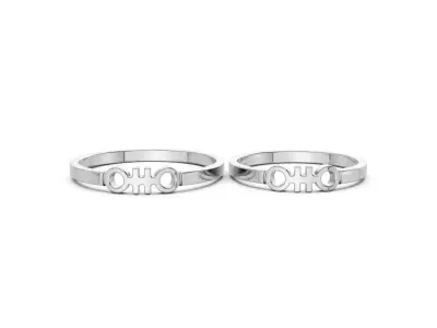 Wedding ring - 4 3D model