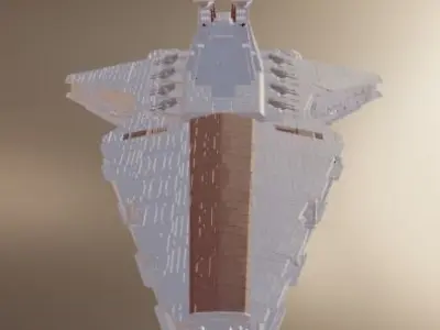 Republic Capital Ship 3D model