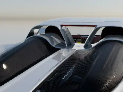 Porsche Carrera GT High Detail Game Ready Cinematic Low-poly 3D model