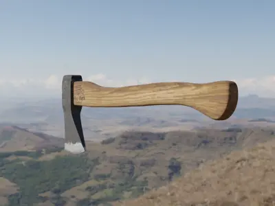 ax model axe Free 3D model
