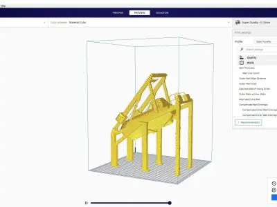 lifeboat 3d printed cura 3D print model