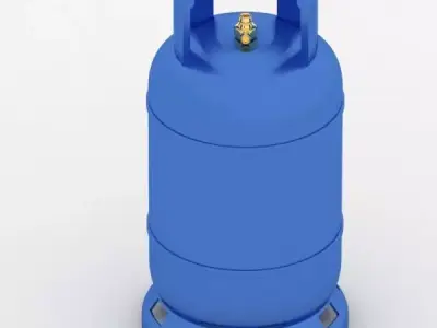 Gas Cylinder 3D Model Free 3D model