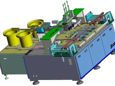 How THT PCBA Oddform machine for Smart EMS factory PCB assembly 3D model