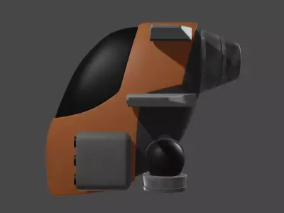 Fighter Pod Aircraft 3D model
