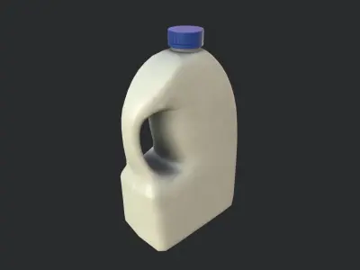 Plastic Canister 03 Low-poly 3D model