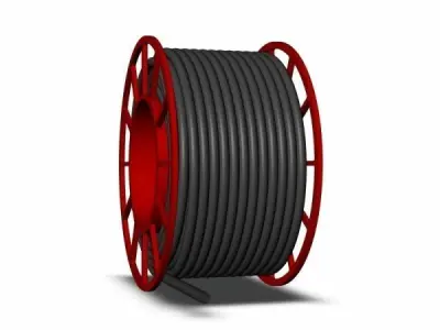 Pipe 110-10-450 on the coil Free 3D model