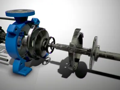 Liquid Pump 3D model