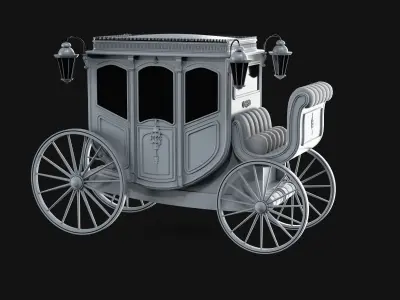 Snow Coach 3D model get