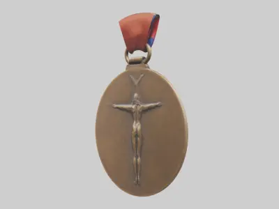 Bronze Medal for Courage model 3D model