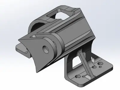 bracket metal Free 3D model
