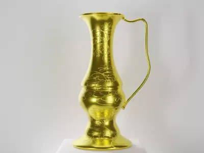 brass vase 3D model purchase
