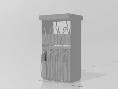 fuel oil machine station 3D print model