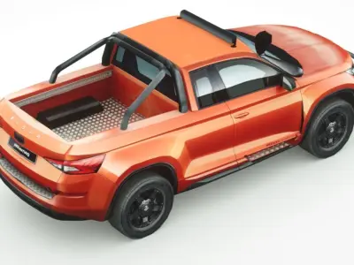 Skoda Mountiaq 2020 Low-poly 3D model