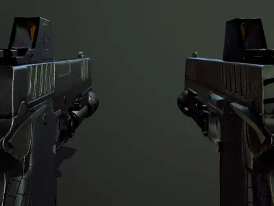 Staccato P 2011 Low-poly 3D model