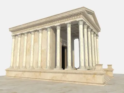 Ancient Temple 3D model get