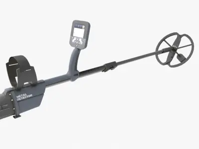 Metal Detector Low-poly 3D model purchase