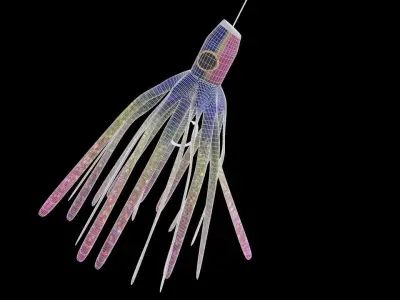 Salt Water Fishing Lure Free low-poly 3D model