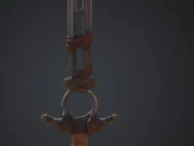 ACIENT SWORD Low-poly 3D model