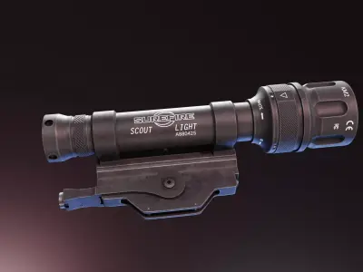 Surefire M620V Light Low-poly 3D model