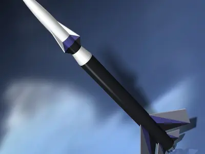 Model Rocket launcher Free 3D model