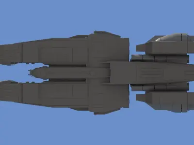 SpaceShip star wars 3D model
