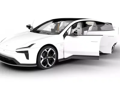 Polestar 5 2026 HQ 3d model 3D model