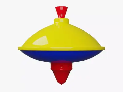 Kids Toys - Spinning Top 3D model