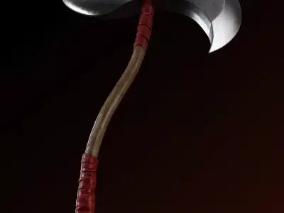 Stylized Axe  3D model