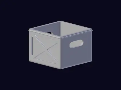 Box Crate 3D model