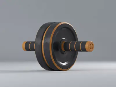 Professional Ab Roller - PBR 3D model
