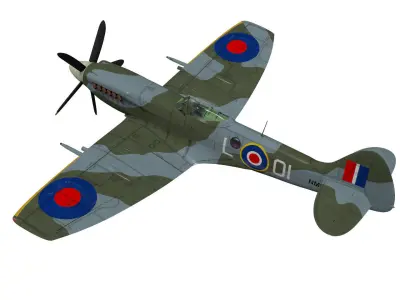 Supermarine Spitfire Mk-XIVe 3D model