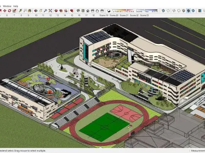 Sketchup Kindergarten 120 3D model