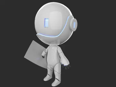 robot humanoid 3D model purchase