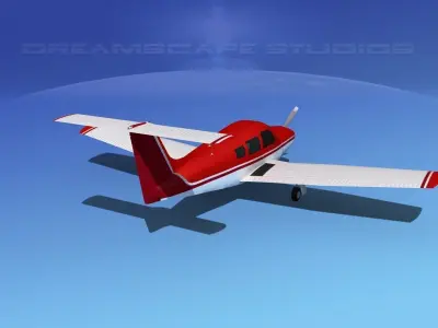 Piper Turbo Arrow III 3D model buy