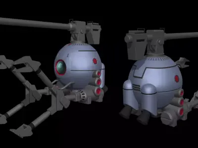 RB-79 Ball - Mobile Suit Gundam 3D model