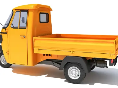 3 Wheeler Mini Tuk Tuk Pick Up 3D model