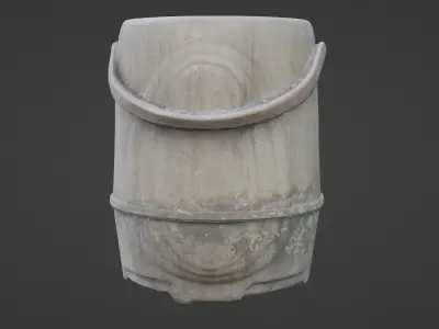Water Cooler Low-poly 3D model