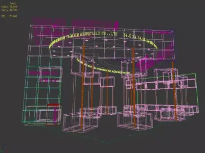 Exhibition - Area -6X12-3DMAX2009-016 3D model