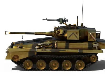 Armored Vehicle Low-poly 3D model purchase