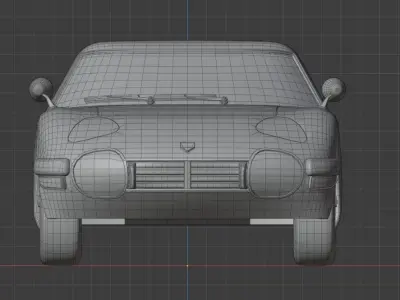car gt2000 Free low-poly 3D model