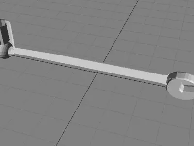 Mechanical Handtools - Flex-head Socket Wrench 3D model