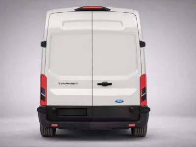 Ford Transit 2020  High-Quality Car Model 3D model