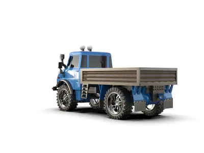 MERCEDS BENZ UNIMOG 416 -1979 TRUCK 3D print model