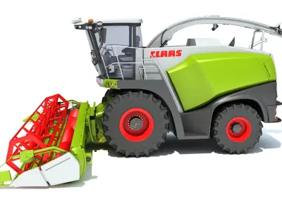 Claas Jaguar Combine Harvester 3D model